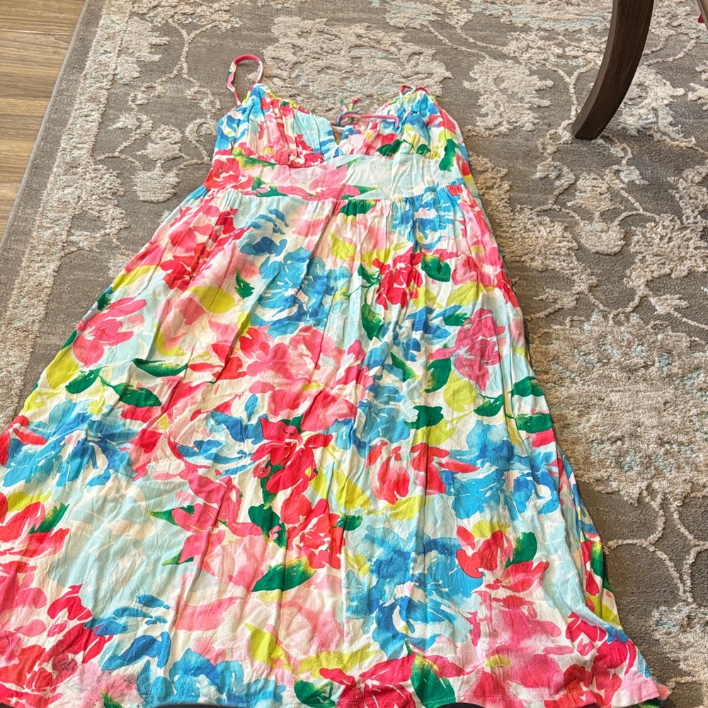 Old Navy Multicolor Smocked Dress